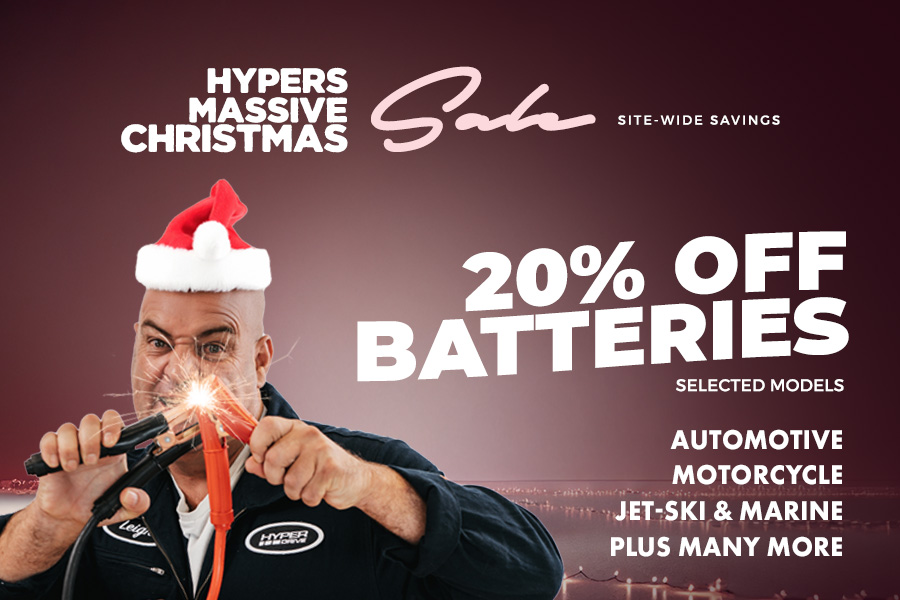 20% Off Selected Batteries