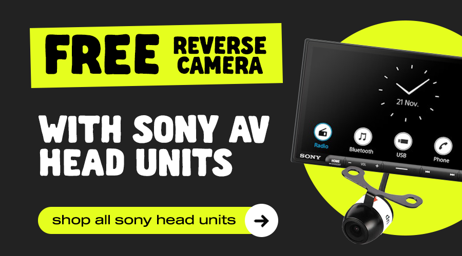 FREE REVERSE CAMERA WITH SONY AV UNITS