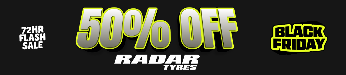 50% Off Radar Tyres