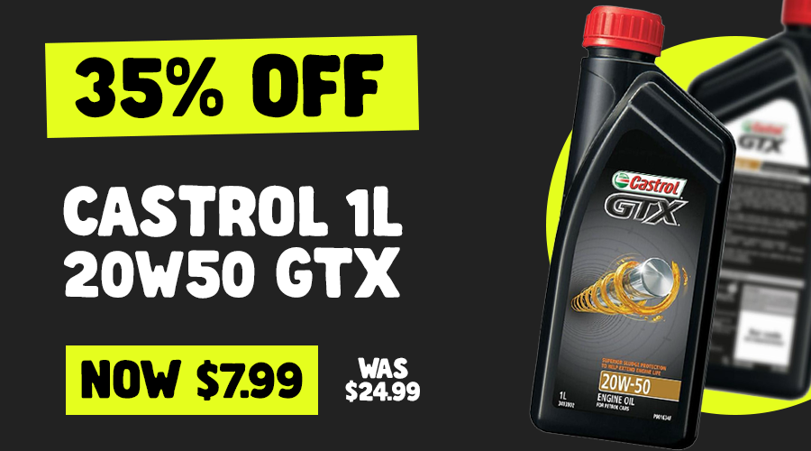 CASTROL 20W50 $7.99