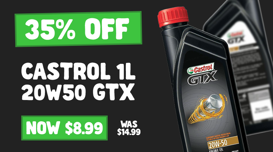 Castrol 20W50 From $8.99