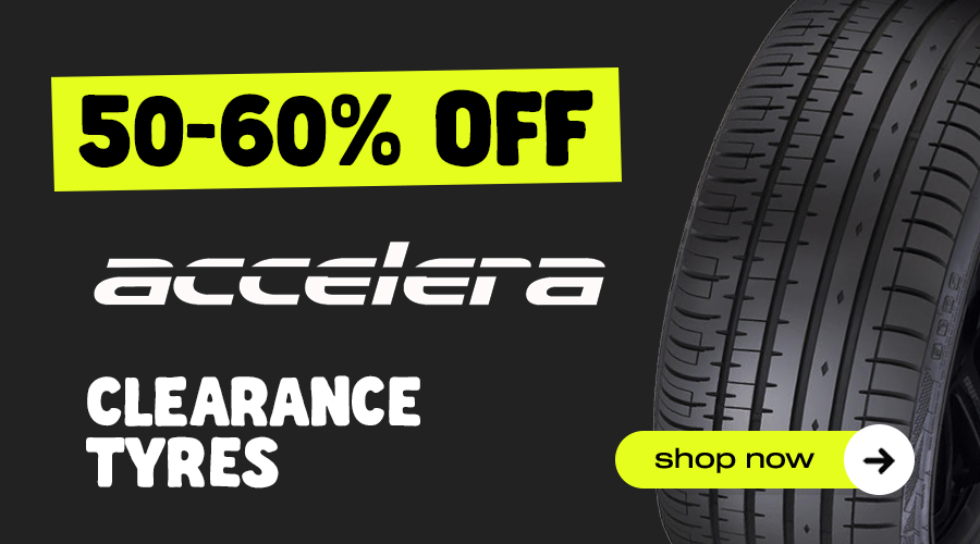 50-60% OFF ACCELERA TYRES
