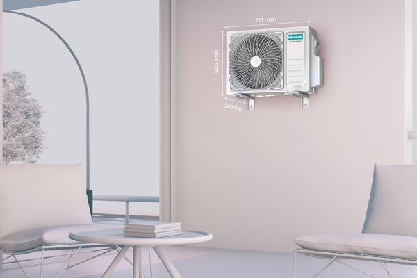 unità esterna climatizzatore Hisense