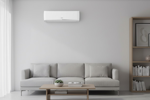 climatizzatore Hisense in salotto