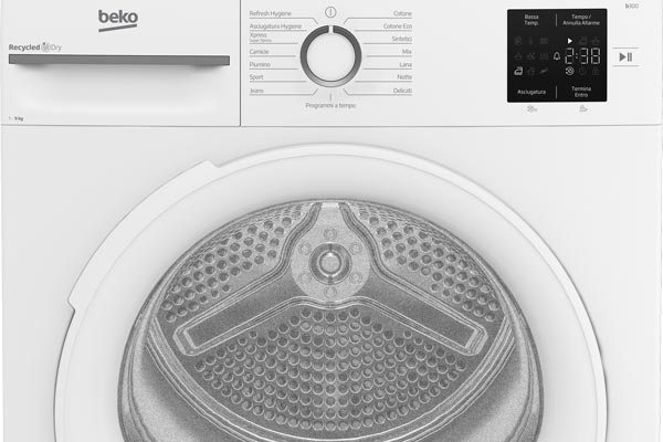 funzioni asciugatrice Beko
