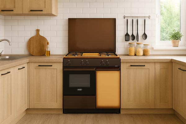 cucina a gas con 4 fuochi