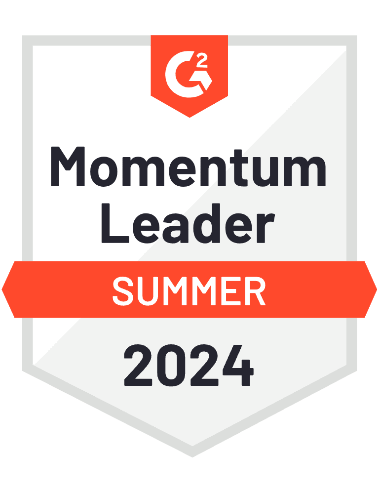 Momentum Leader - G2 badge