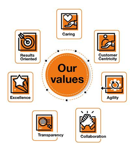 The company aims, through adding some of its values into the ...