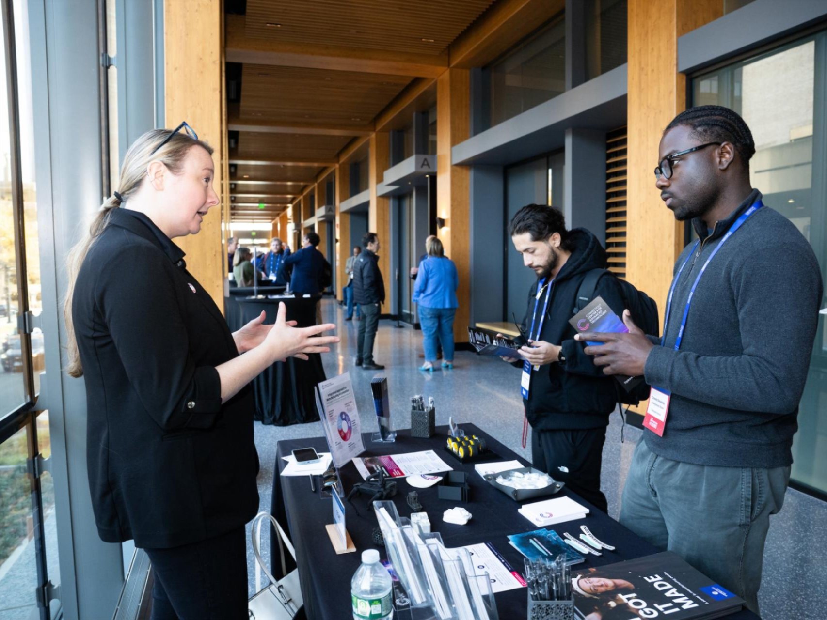 Students networking with ManufactureCT