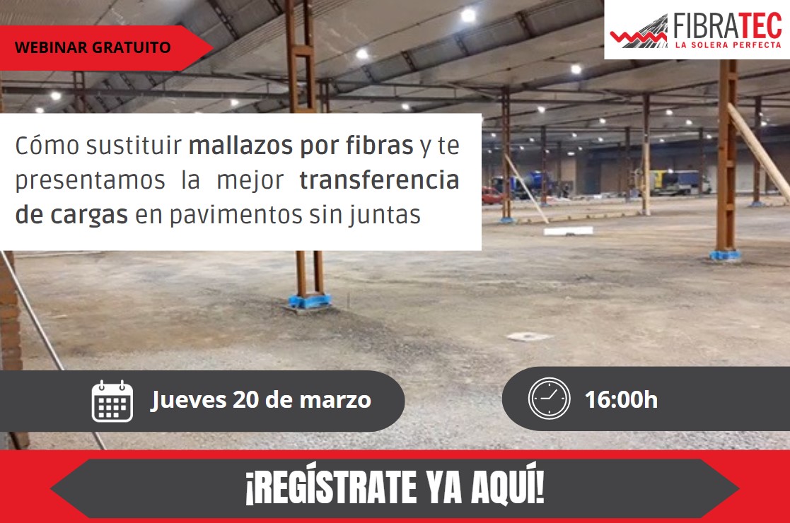 Webinar: Cómo sustituir mallazos por fibras y transferencia de cargas en pavimentos