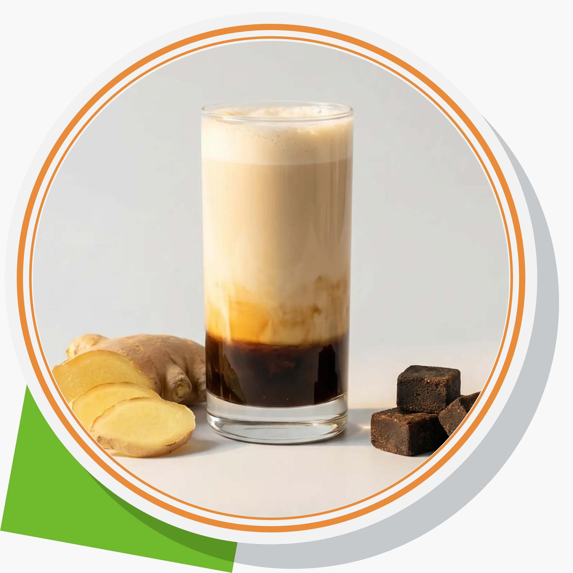 薑薑好運來 - 暖姜太加奶黑糖糖水