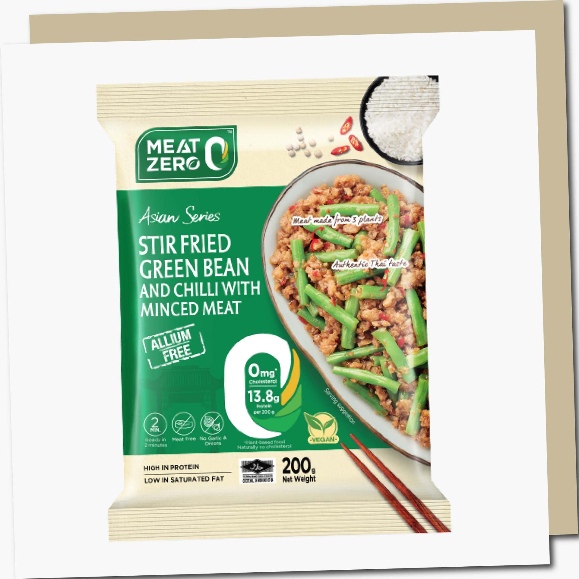 Meat Zero Stir - Fried Green Bean and Chili with Minced Meat