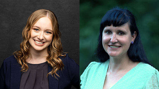Side by side portraits of Lori Makin-Byrd (left) and Joan Cook (right).