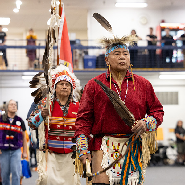 Confederated Tribes of the Umatilla Indian Reservation Members at the Sherwood Athletic Center in Whitman College.''