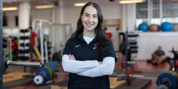 Amélie Tremblay, nouvelle préparatrice physique du Club de football de l'Université Laval