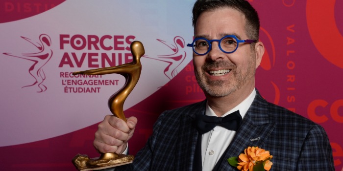 Martin Dubé, diplômé et chargé d'enseignement à l'Université Laval