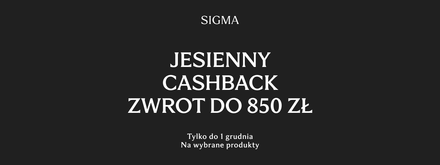Sigma cashback jesień 2025 Sigma cashback jesień 2025