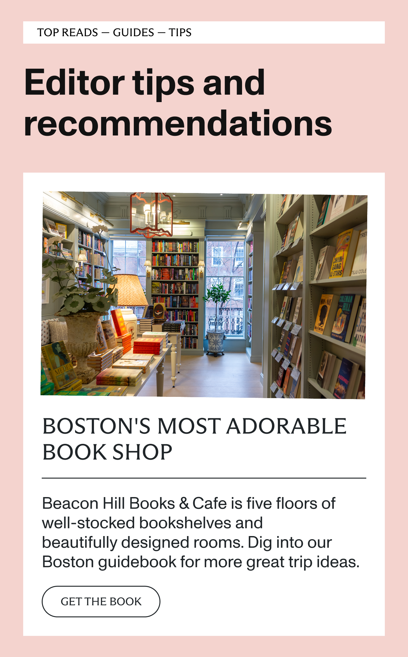 Boston guidebook