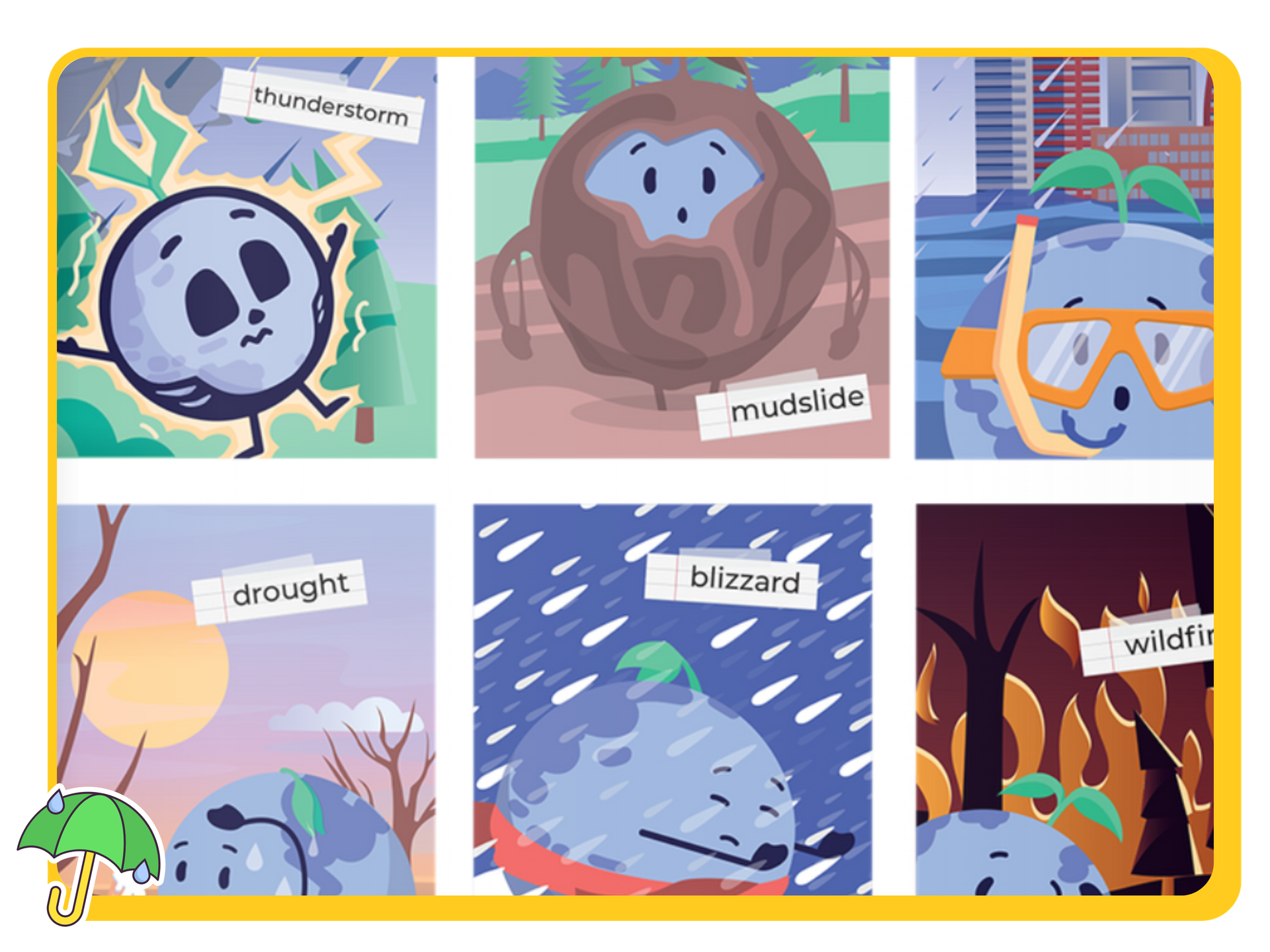 Fabienne's Wild Weather Adventure