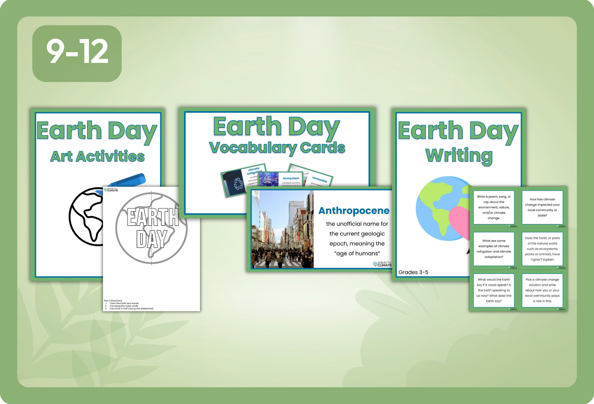 Earth Day Activities for High School