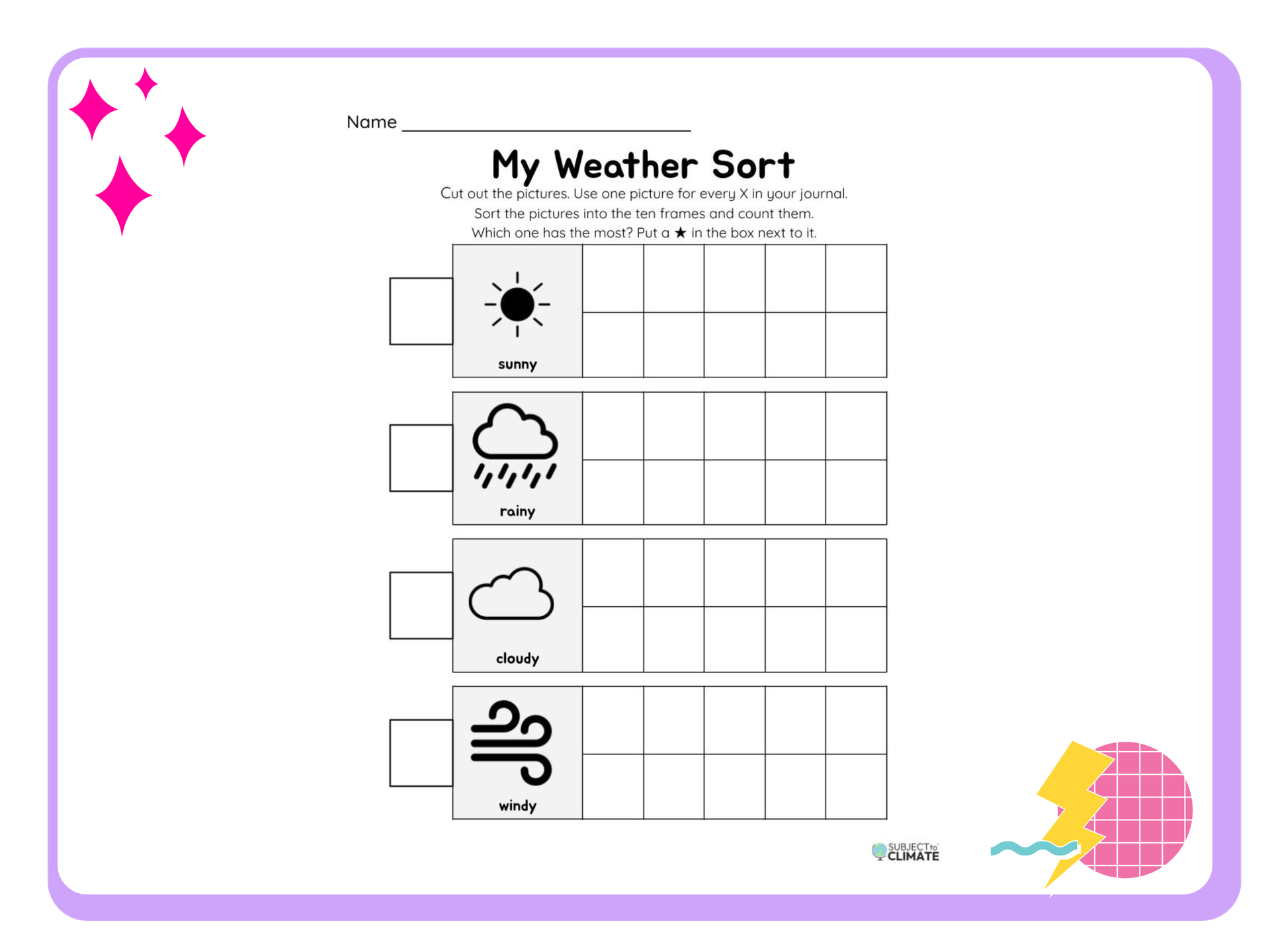 Weather Data and Graphing Ativity