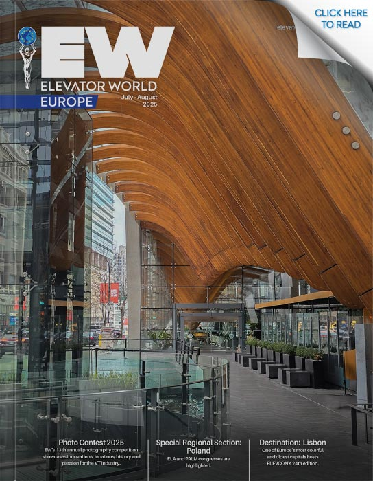 ELEVATOR WORLD Europe's July-August 2025 Issue