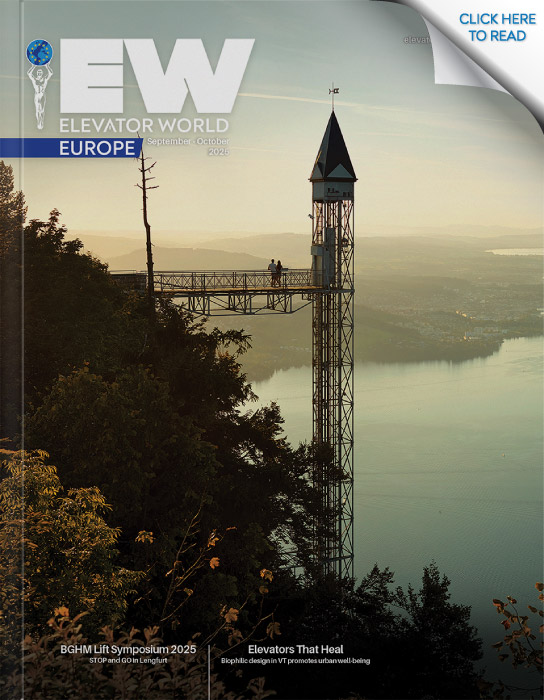 ELEVATOR WORLD Europe's September-October 2025 Issue