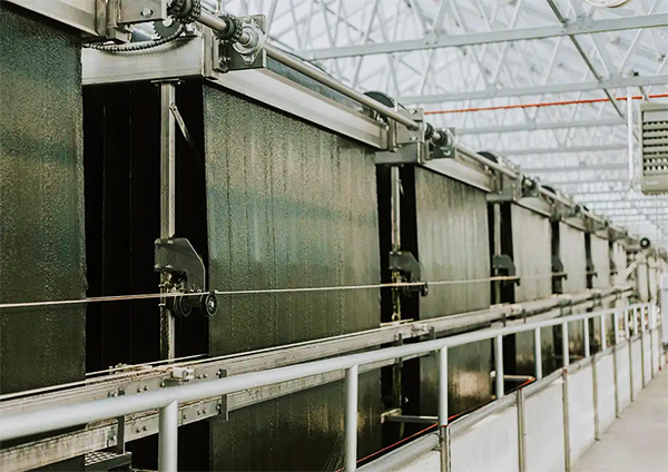 Gross-Wen Technologies' algae wastewater treatment system.
