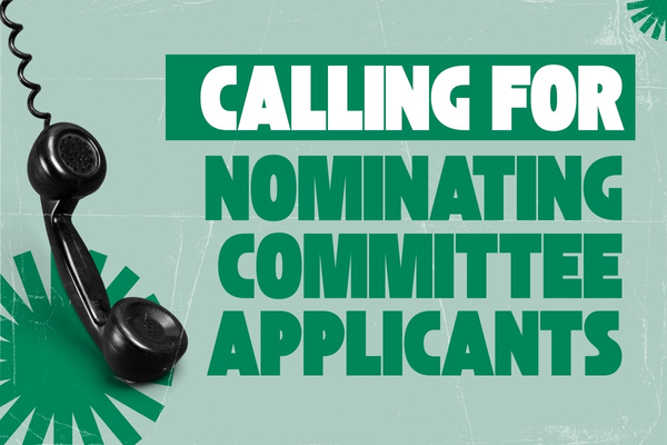 Calling for Nominating Committee Applicants.