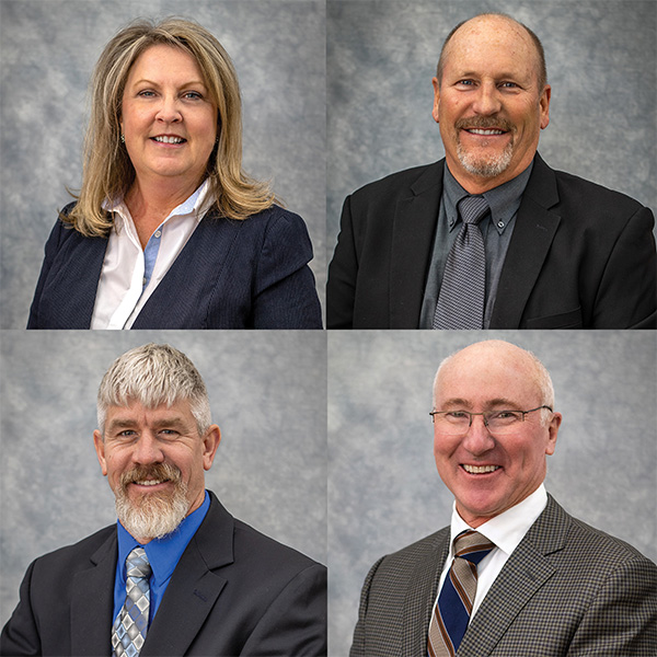 Images of the four returning Board Directors.