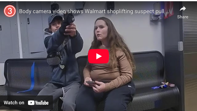 WATCH: Gun Jams as Suspect Allegedly Tries to Shoot Cop Point Blank