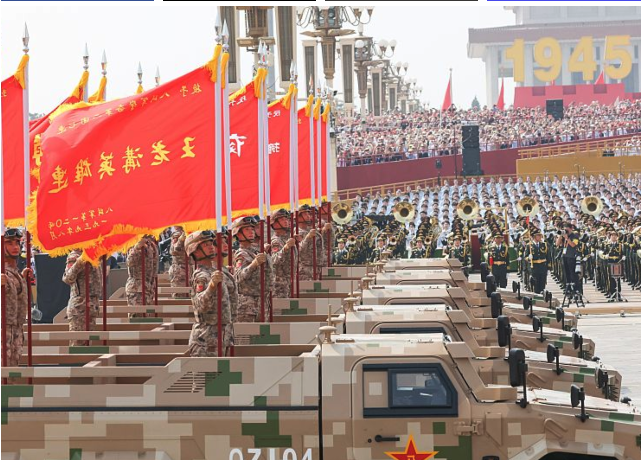 China Flexes Military Muscle with Drones, Missiles, and AI ‘Robot Wolves’ at World War 2 Victory Parade