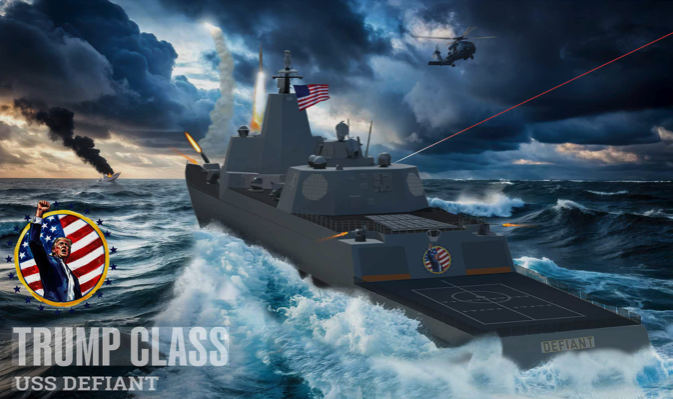 BREAKING: Trump announces new 'Golden Fleet' of Navy battleships