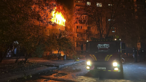 High Casualty Russian Attack On Ukraine As NATO Chief In Washington