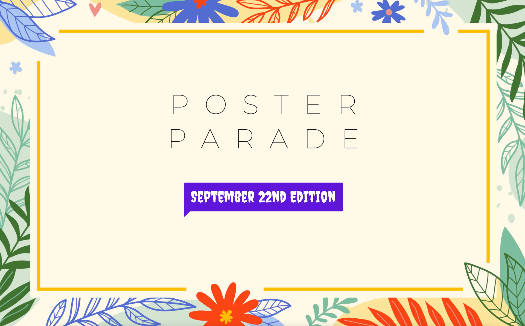 Poster Parade Cover Art for Weekly Events Video