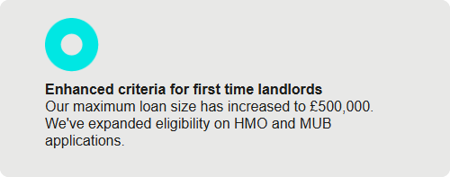 Enhanced criteria for first time landlords