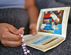 Rosary and prayer book