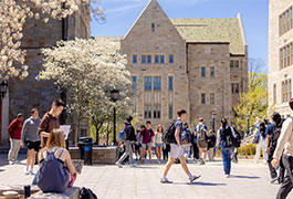 Campus scene of the quad