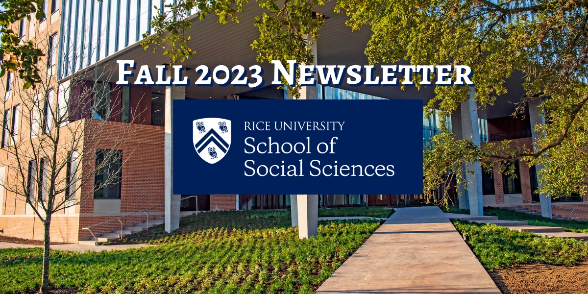 Fall 2023 Newsletter header - Kraft Hall and Social Sciences logo