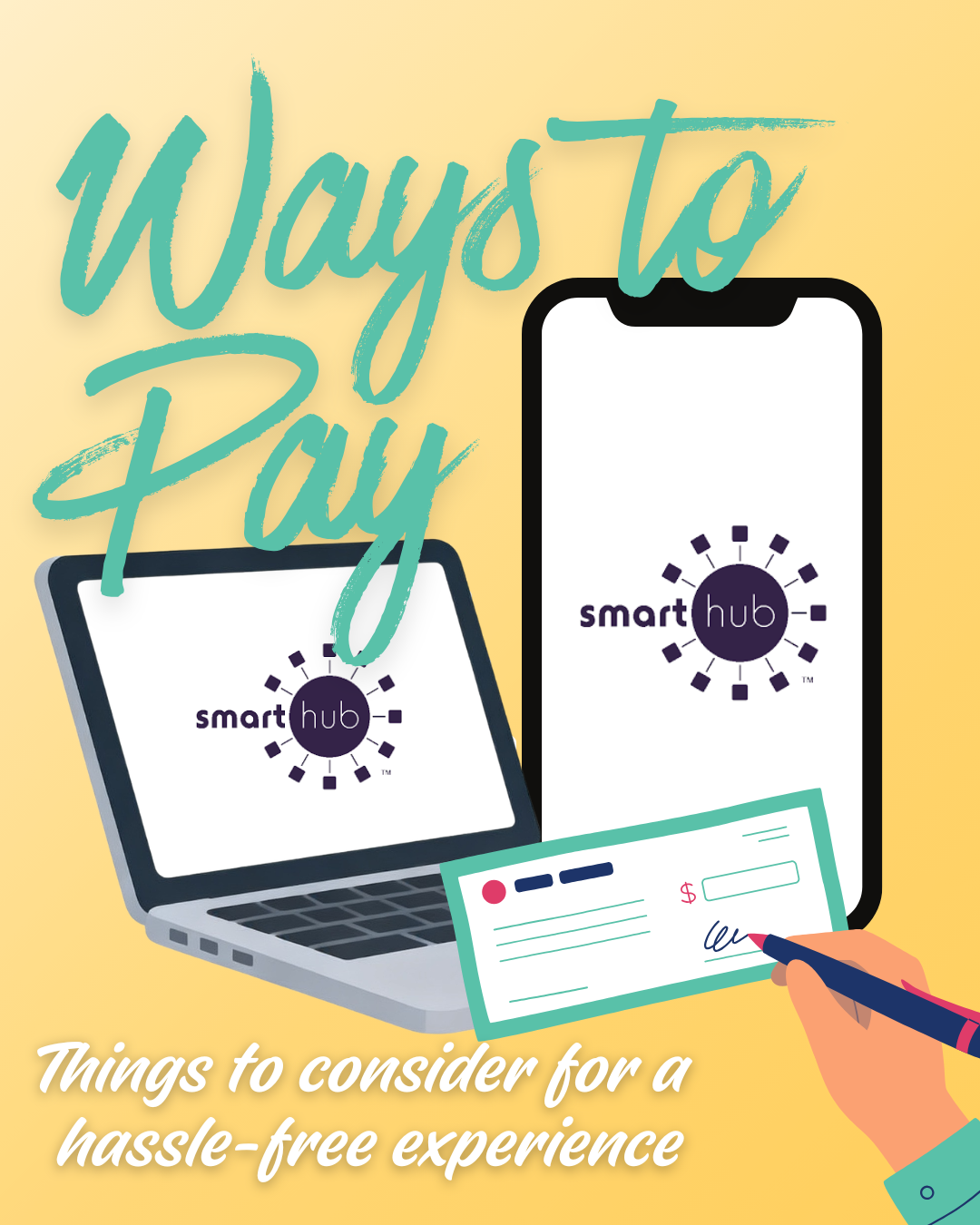 Ways to pay graphic