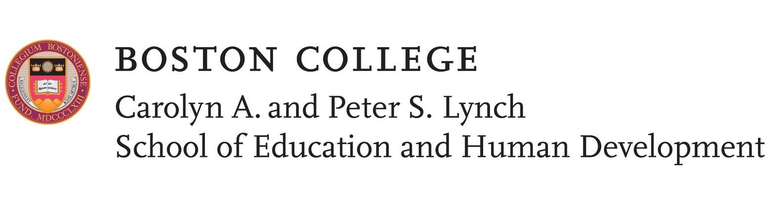 Lynch School wordmark with four-color seal