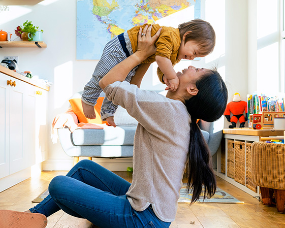 photo of residential water damage 