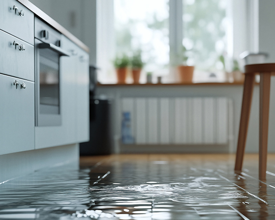 photo of residential water damage 