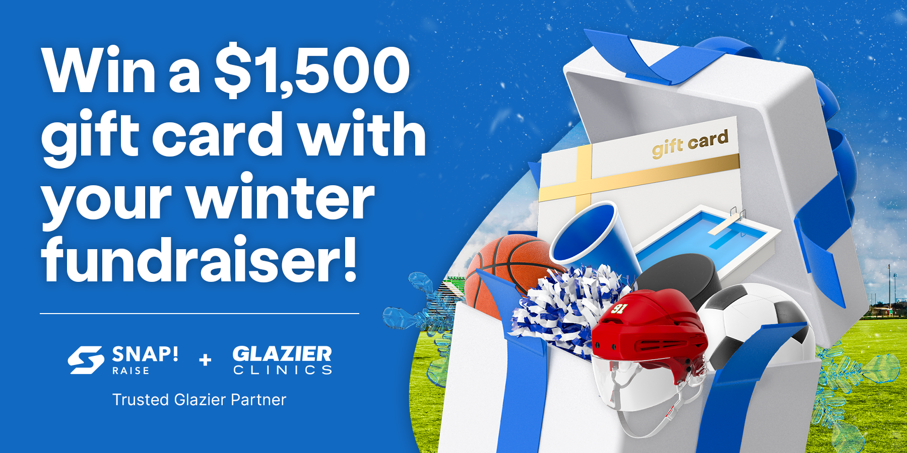 Win a $1,500 gift card with your winter fundraiser!