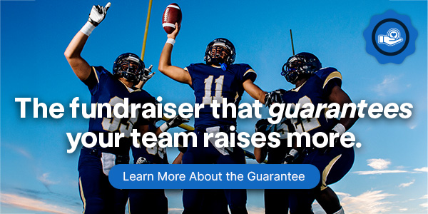 Football team celebrating