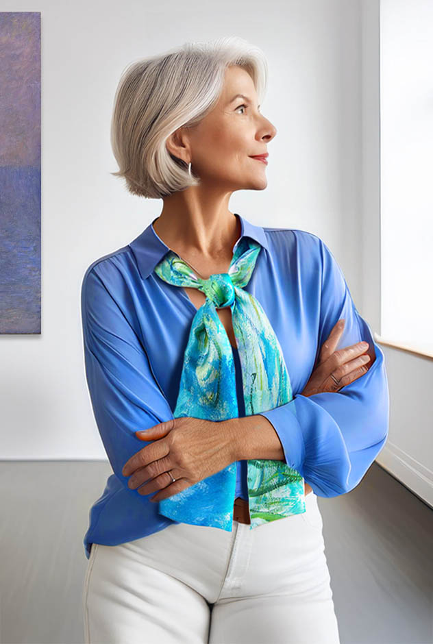 SKINNY SILK SCARVES