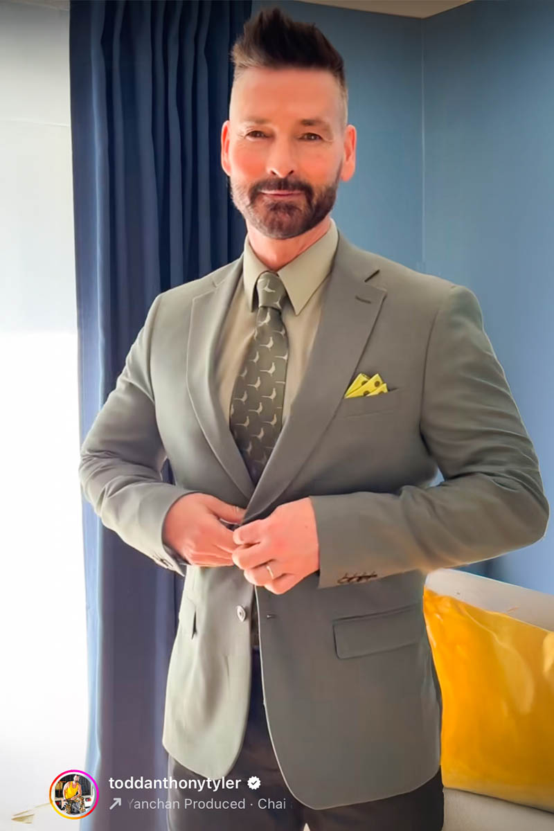 Todd Anthony Tyler wears Fox & Chave