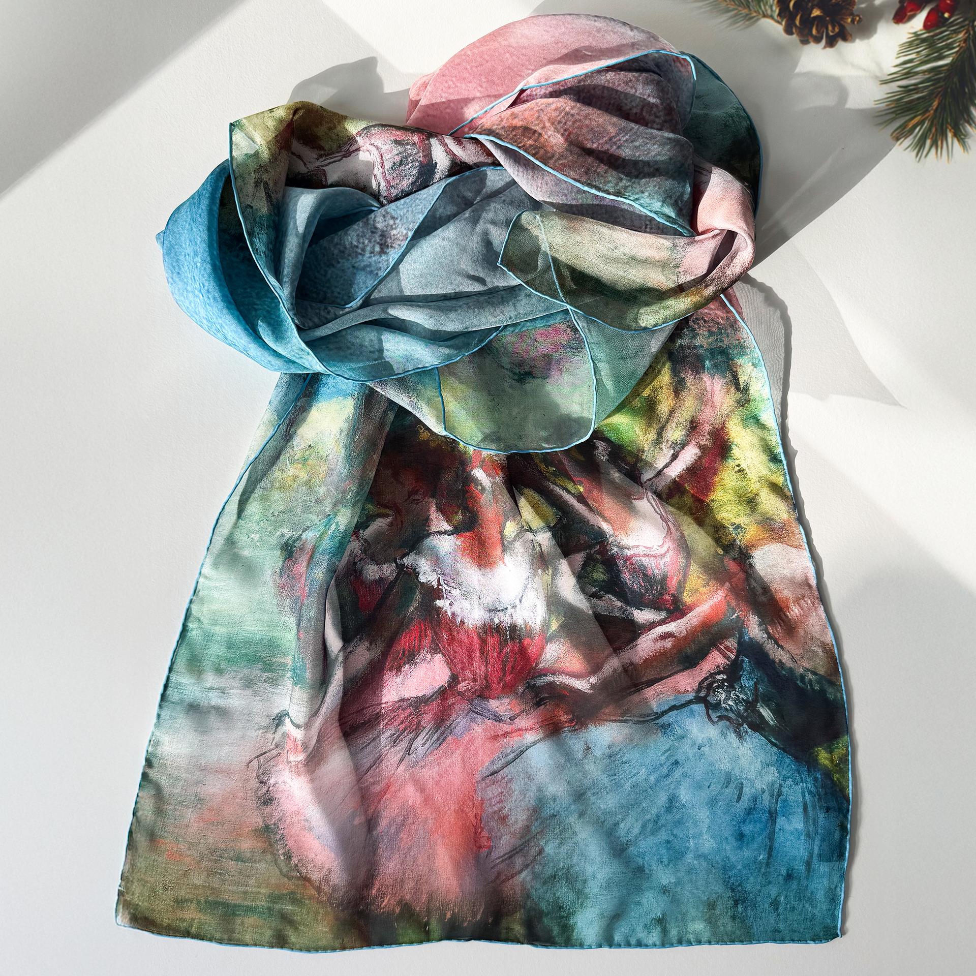 Degas Ballerinas chiffon scarf
