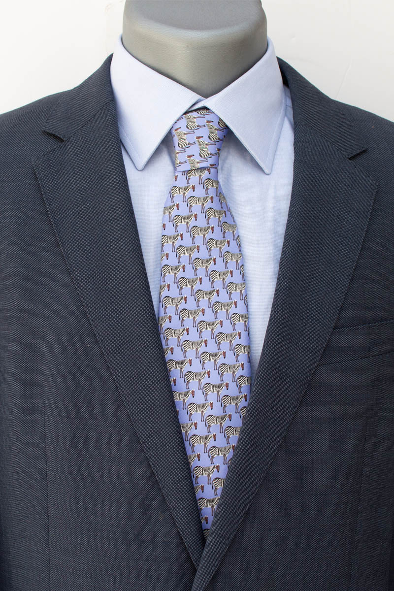 ZEBRAS SILK TIE