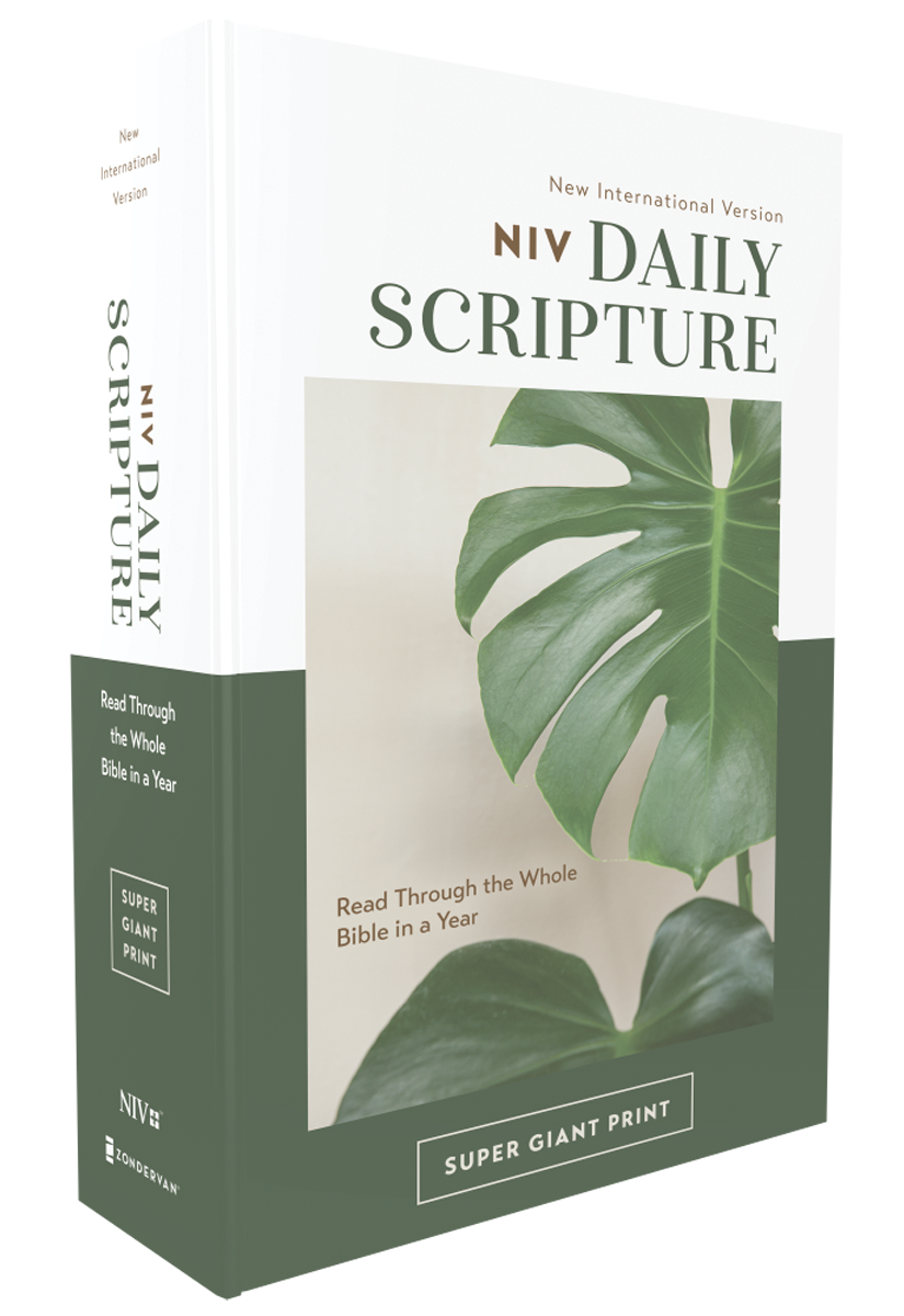 NIV Daily Scripture Super Giant Print NIV Daily Scripture Super Giant Print